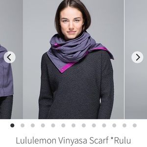 Lululemon Vinyasa Scarf (Purple Herringbone)